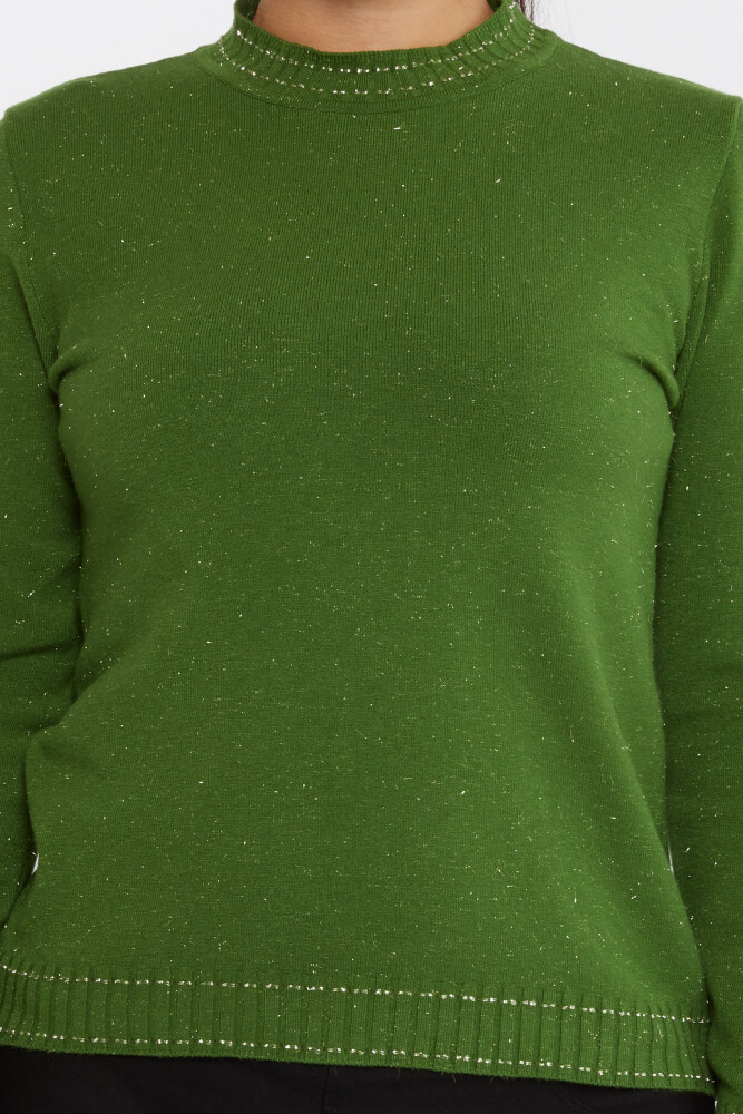 Maglia Maglione con Dettaglio Glitter Verde - 31579 | KAZEE (Set di 3 S-M-L) - 4