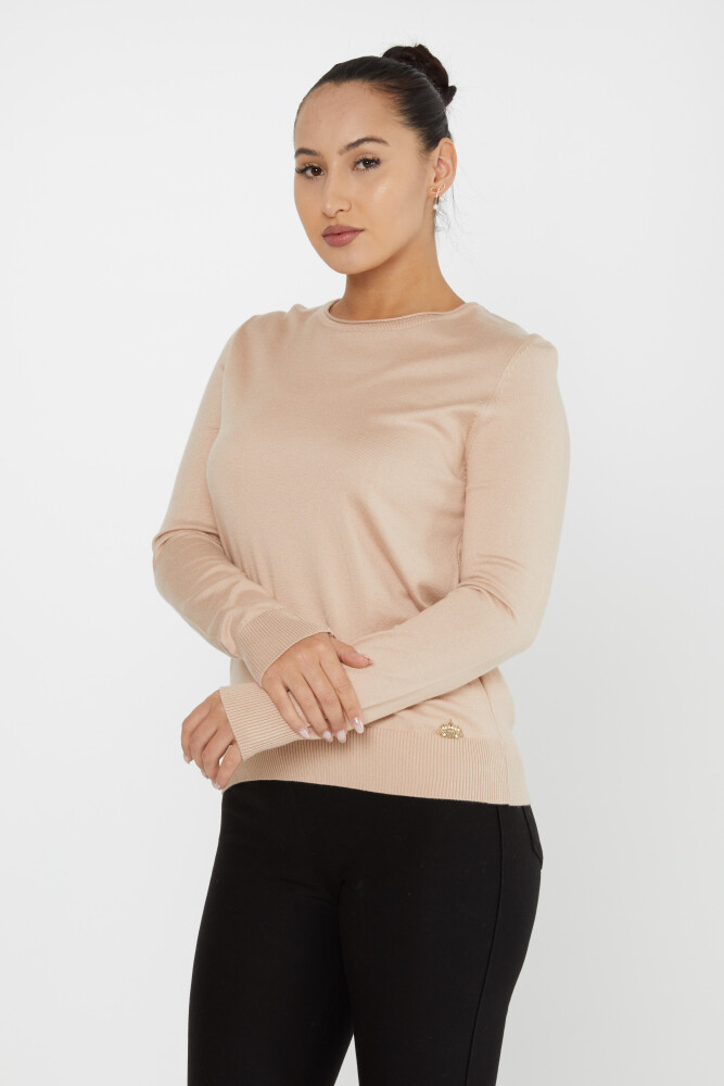 Maglieria Maglione Basic Biscotto - 30899 | KAZEE (Set di 4 L-XL-2XL 3XL) - 1