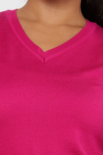 Maglieria Maglia Basic Fucsia - 11071 | KAZEE (Set di 3 S-M-L) - 3