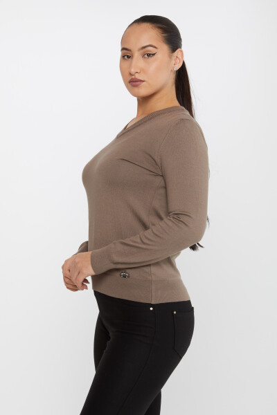 Maglieria Maglia Basic Visone - 30256 | KAZEE (Set da 4 M-L-XL-2XL) - 2