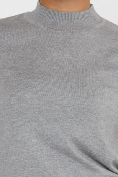 Maglieria Maglia con Dettaglio Logo Grigio - 16663 | KAZEE (Set da 4 L-XL-2XL-3XL) - 3