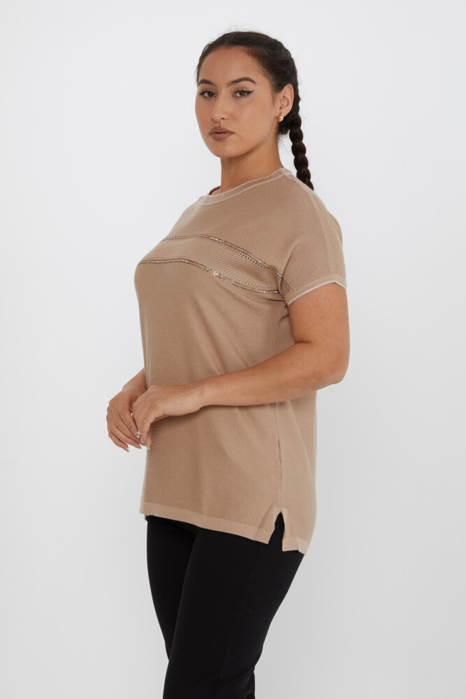 Maglieria Maglia Manica Corta Visone - 30349 | KAZEE (Set da 4 L-XL-2XL-3XL) - 2