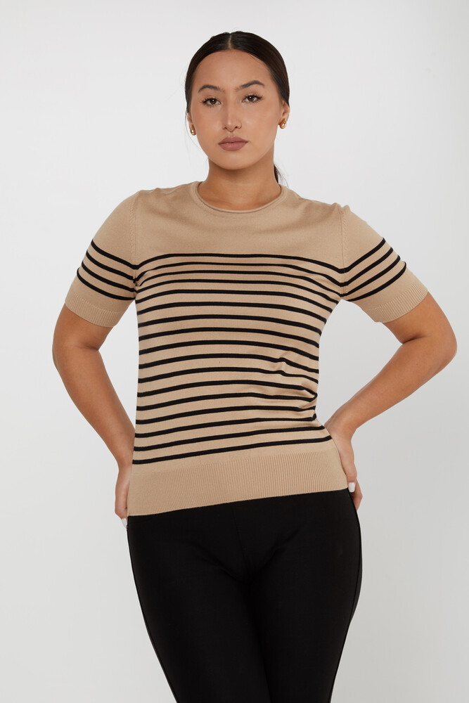 Maglieria Maglia Righe Beige - 30396 | KAZEE (Set da 4 M-L-XL-2XL) - 1