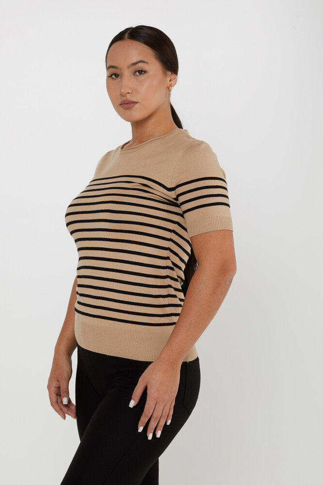 Maglieria Maglia Righe Beige - 30396 | KAZEE (Set da 4 M-L-XL-2XL) - 2