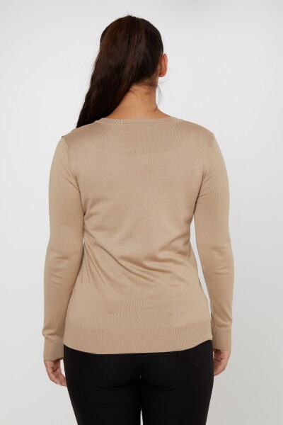 Maglieria Maglione Basic Beige - 11071 | KAZEE (Set di 3 S-M-L) - 4