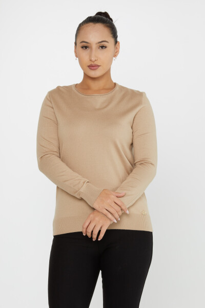 Maglieria Maglione Basic Beige - 30899 | KAZEE (Set di 4 L-XL-2XL 3XL) - 2