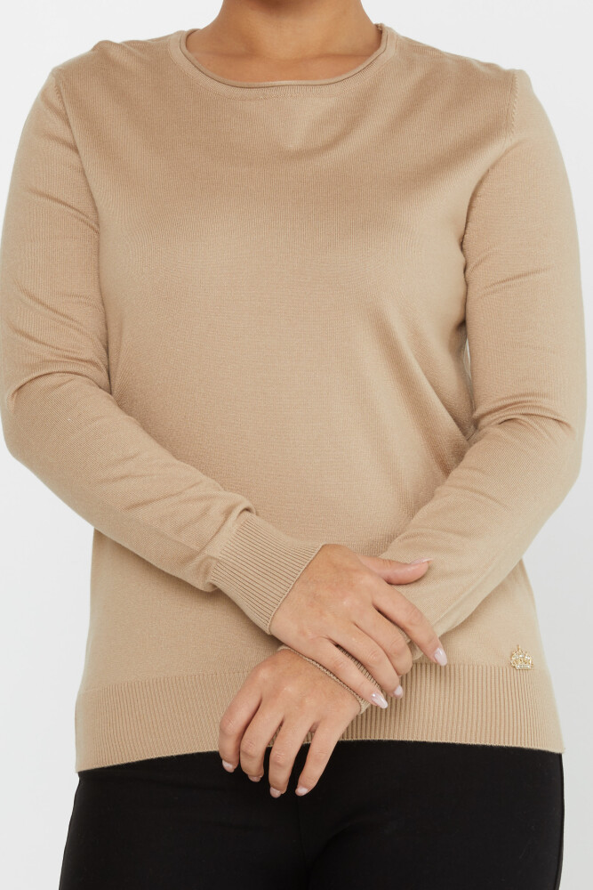 Maglieria Maglione Basic Beige - 30899 | KAZEE (Set di 4 L-XL-2XL 3XL) - 3