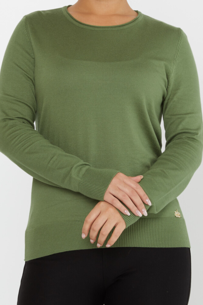 Maglieria Maglione Basic Cachi - 30899 | KAZEE (Set da 4 L-XL-2XL-3XL) - 4