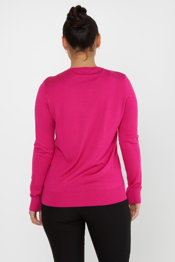 Maglieria Maglia Basic Fucsia - 30899 | KAZEE (Set di 4 L-XL-2XL 3XL) - 5