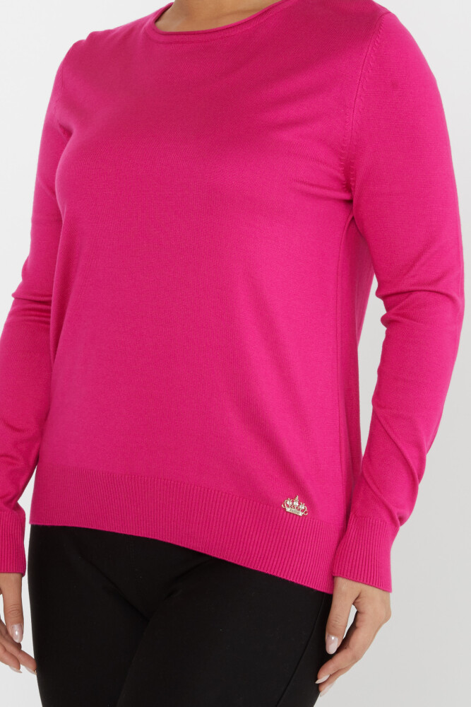 Maglieria Maglia Basic Fucsia - 30899 | KAZEE (Set di 4 L-XL-2XL 3XL) - 4