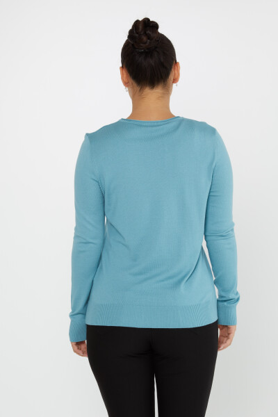 Maglieria Maglione Basic Menta - 30899 | KAZEE (Set di 4 L-XL-2XL 3XL) - 5