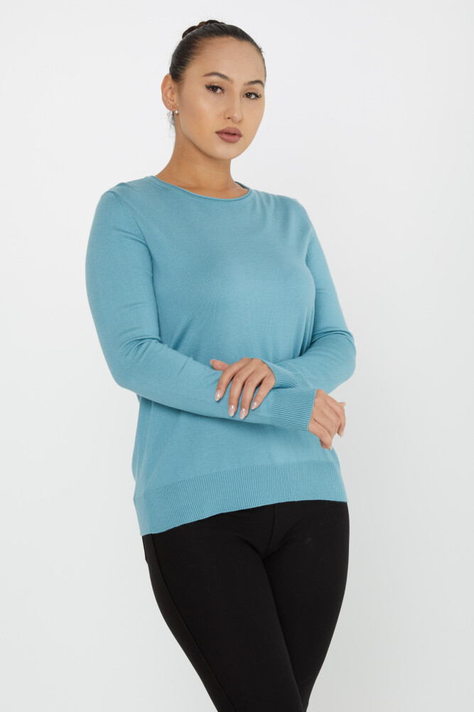 Maglieria Maglione Basic Menta - 30899 | KAZEE (Set di 4 L-XL-2XL 3XL) - 4