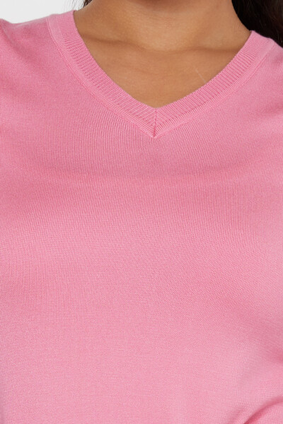 Maglieria Maglione Basic Rosa - 11071 | KAZEE (Set di 3 S-M-L) - 3