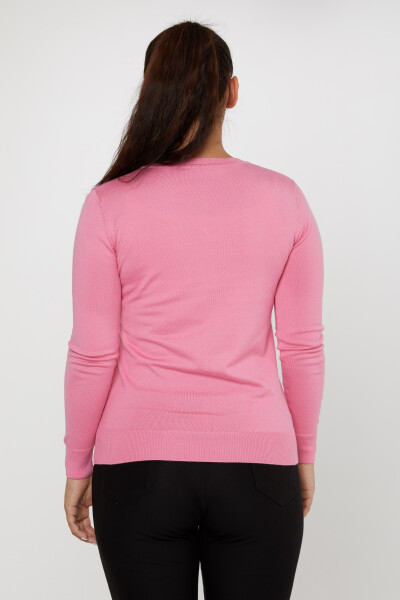 Maglieria Maglione Basic Rosa - 11071 | KAZEE (Set di 3 S-M-L) - 4