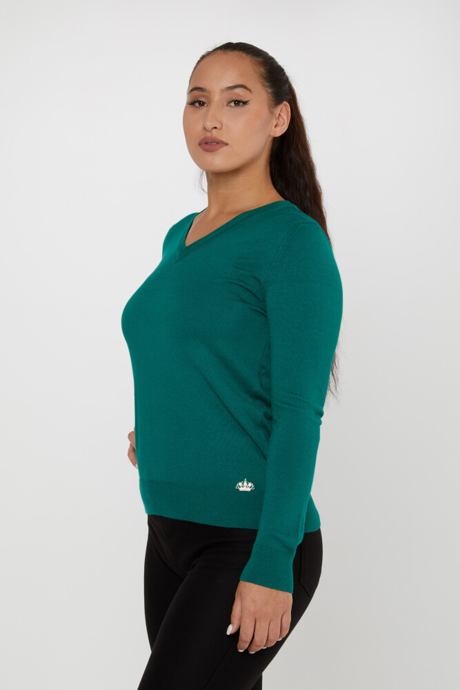 Maglieria Maglione Basic Verde - 11071 | KAZEE (Set di 3 S-M-L) - 2