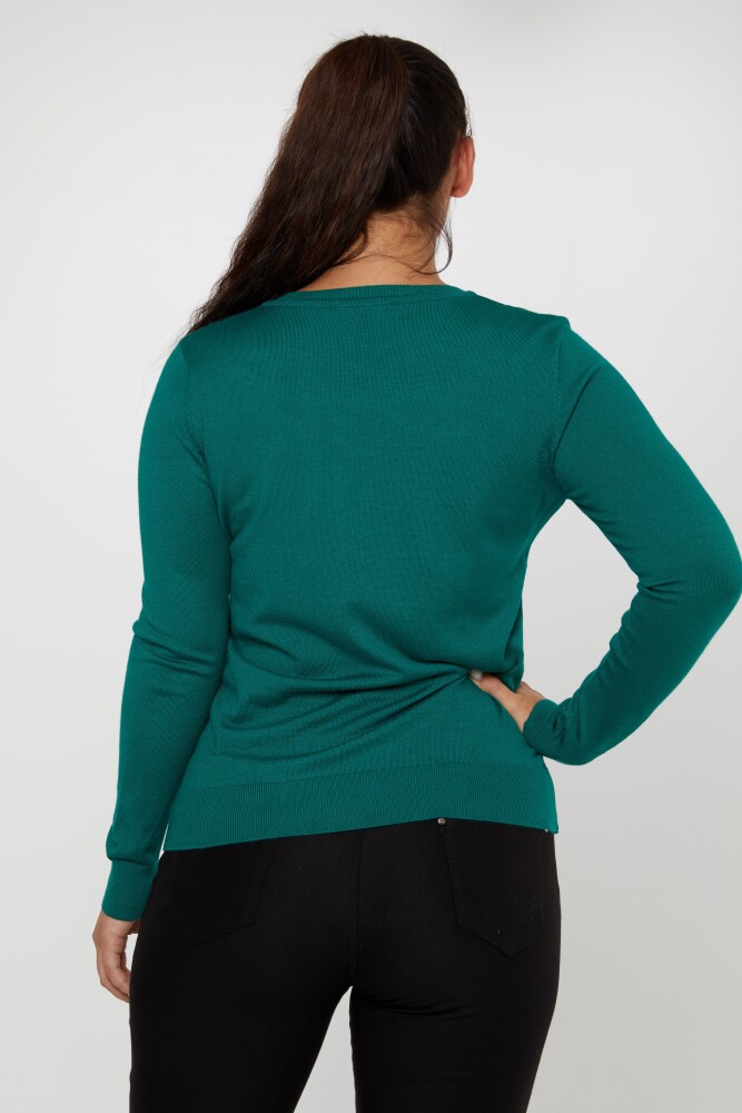 Maglieria Maglione Basic Verde - 11071 | KAZEE (Set di 3 S-M-L) - 5