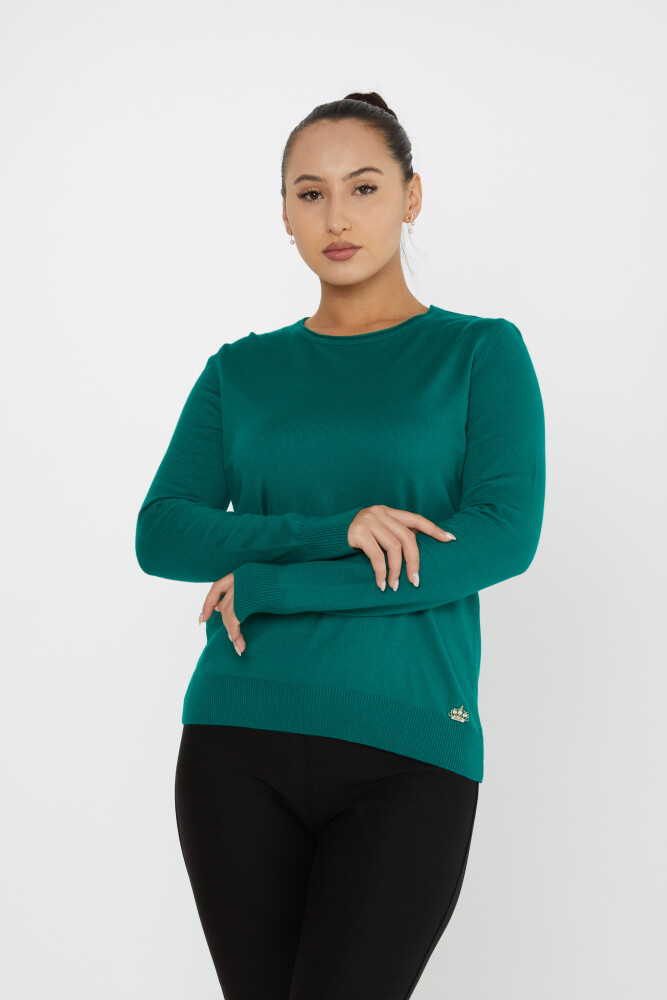 Maglieria Maglione Basic Verde - 30899 | KAZEE (Set di 4 L-XL-2XL 3XL) - 1