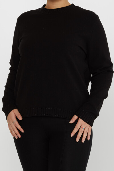 Maglieria Maglione Collo Alto Nero - 31629 | KAZEE (Set di 3 XL-2XL-3XL) - 2