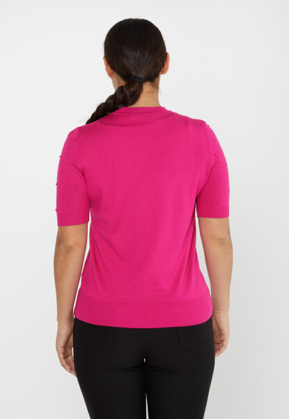 Maglieria Maglia Manica Corta Fucsia - 30131 | KAZEE (Set da 4 M-L-XL-2XL) - 6