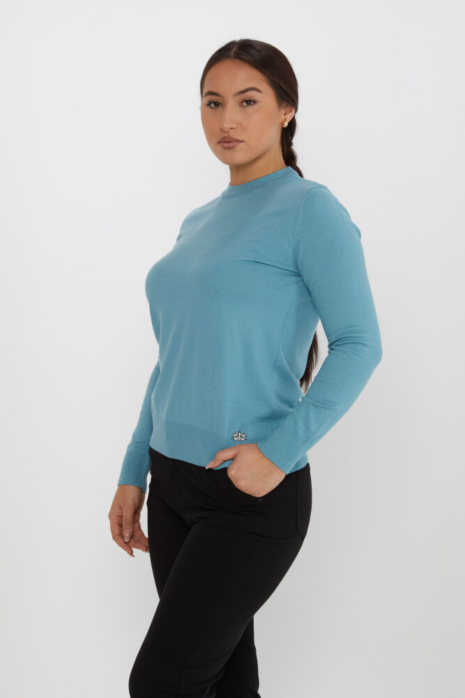 Maglieria Maglione Manica Lunga Blu Scuro - 31574 | KAZEE (Set da 4 M-L-XL-2XL) - 2