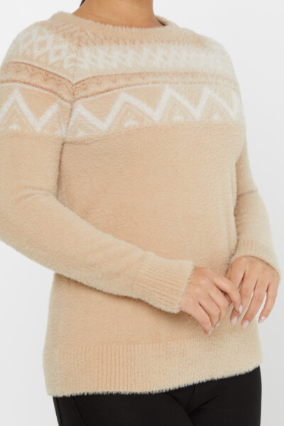 Maglione Angora Fantasia Beige - 30682 | KAZEE (Set di 3 S-M-L) - 4