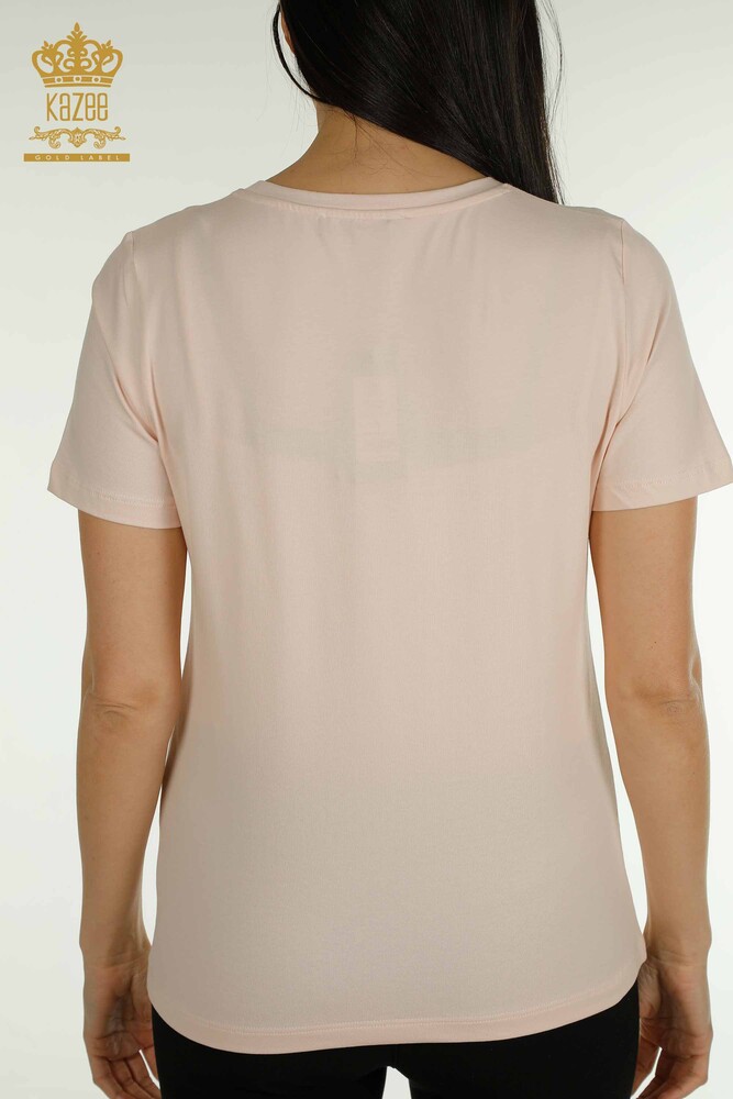 Venta al por mayor Blusa de Mujer Basic Light Powder - 79562 | KAZEE - 5