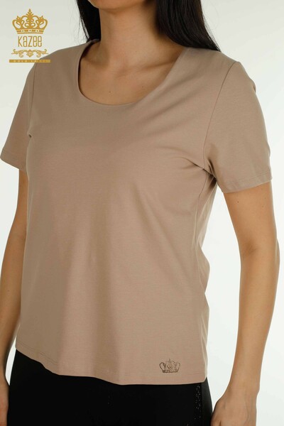 Venta al por mayor Blusa de Mujer con Logo Visón - 79560 | KAZEE - 2