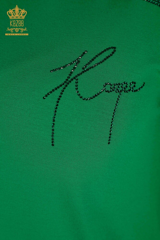 Venta al por mayor Blusa de Mujer Modelo Americana Verde - 78857 | KAZEE - 3