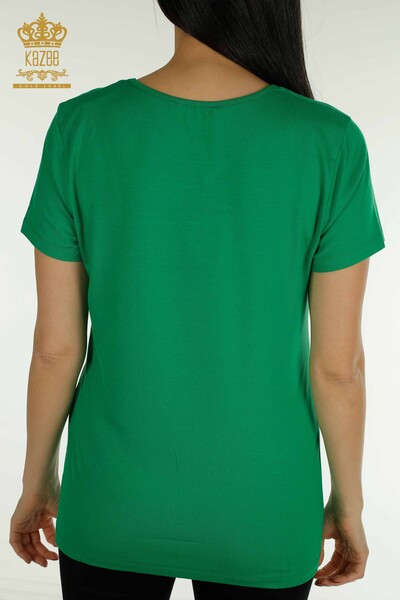 Venta al por mayor Blusa de Mujer Modelo Americana Verde - 78857 | KAZEE - 6