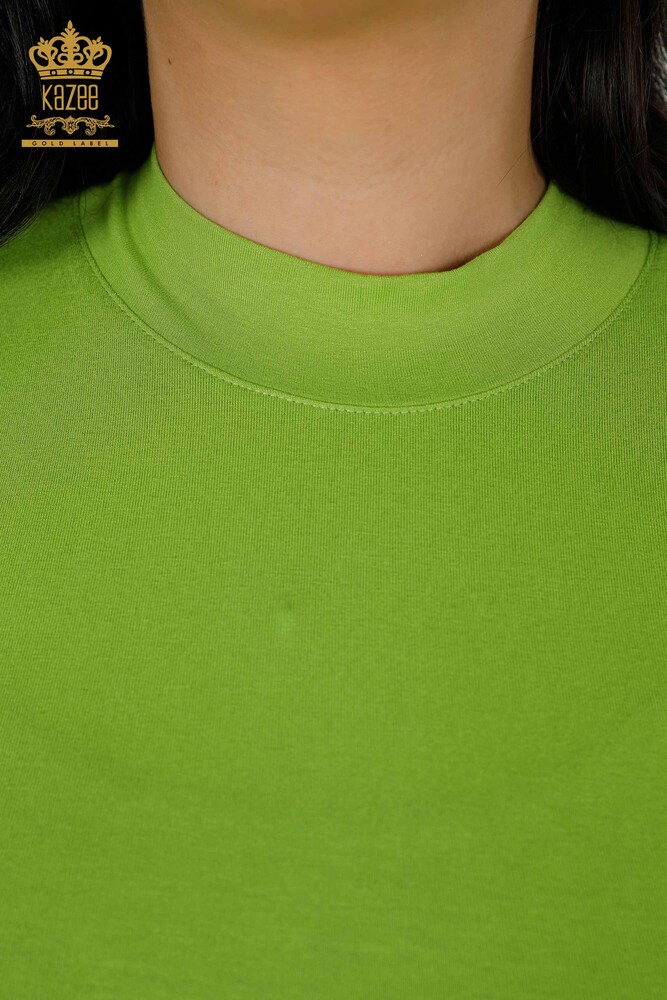 Venta al por Mayor Blusa de Mujer - Básica - Verde Pistacho - 79258 | kazee - 3