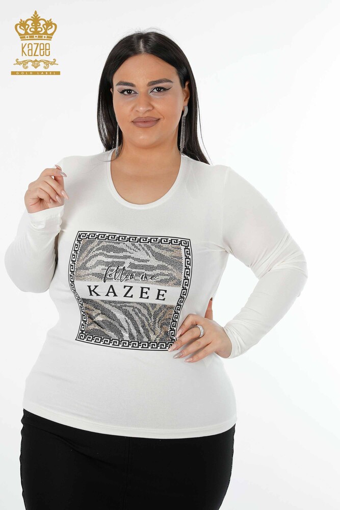 Venta al por mayor Blusa Estampada Mujer Cruda - 78997 | kazee - 1