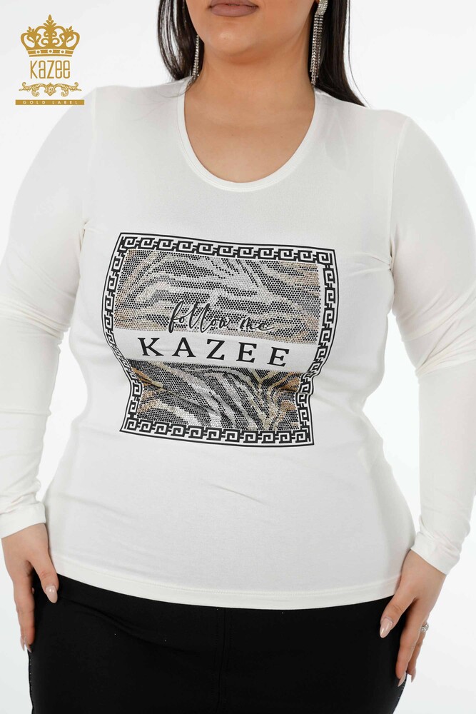 Venta al por mayor Blusa Estampada Mujer Cruda - 78997 | kazee - 2