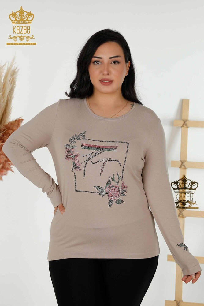 Venta al por mayor Blusa Mujer Estampado Floral Mink - 79042 | kazee - 1