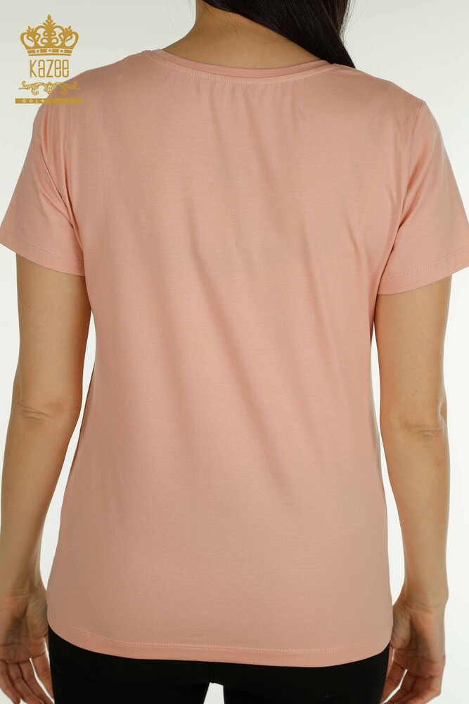 Venta al por mayor Blusa de Mujer Manga Corta Polvo - 79178 | kazee - 6