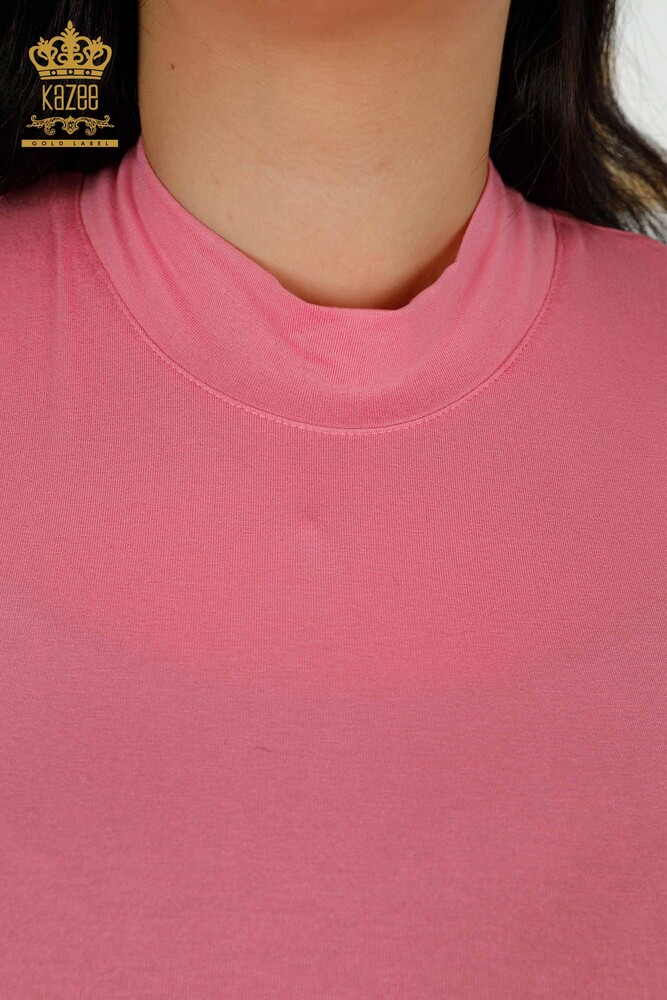 Venta al por mayor Blusa de Mujer - Manga Corta - Rosa - 79264 | kazee - 3