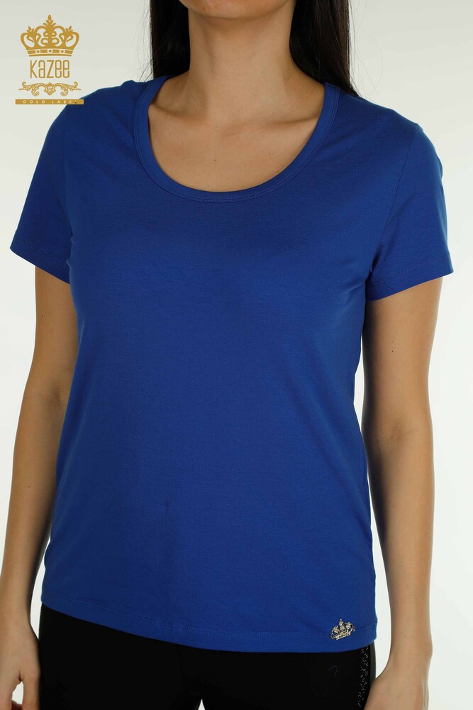 Venta al por mayor Blusa de Mujer Modelo Americano Azul Oscuro - 79177 | kazee - 2