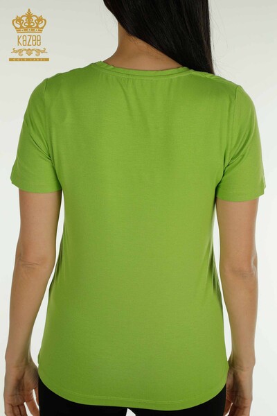 Venta Al por Mayot Blusa de Mujer - Bordado Piedra - Verde Pistacho - 79362 | kazee - 7