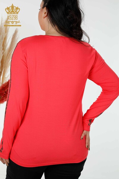 Venta al por mayor Blusa Mujer Estampado Tigre Coral - 79050 | kazee - 8