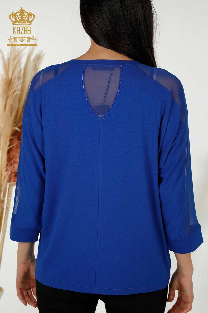 Venta al por Mayor Blusas de Mujer - Tul Detallado - Saks - 79136 | kazee - 8