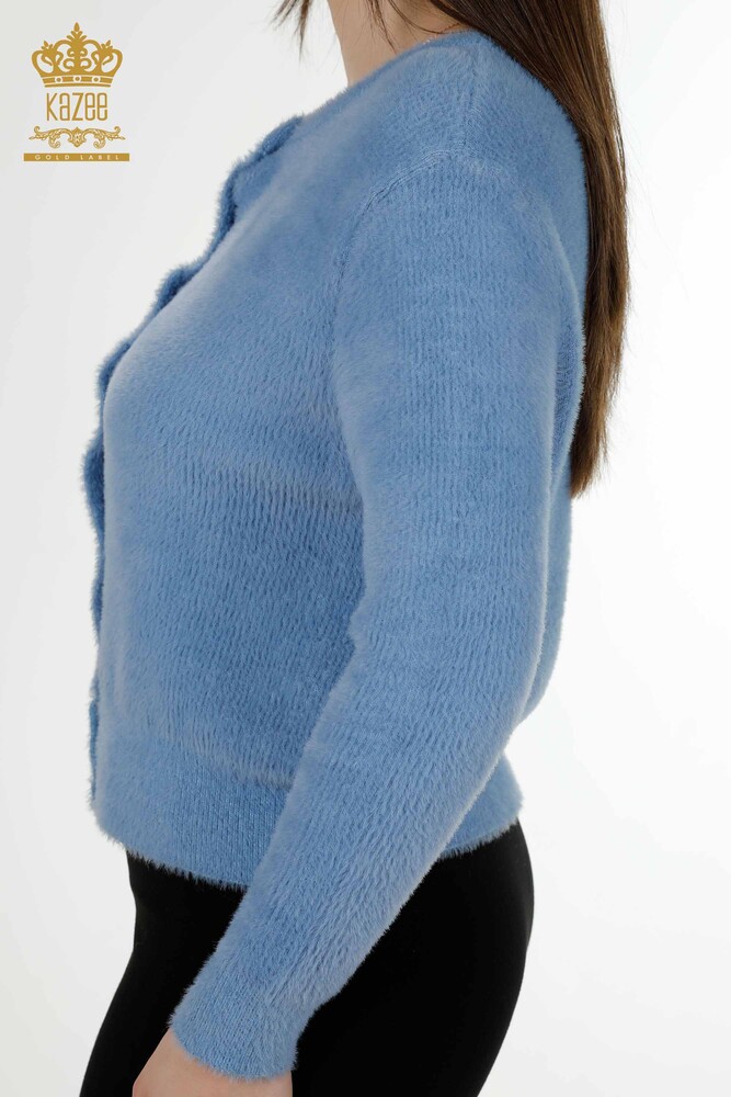 Venta al por mayor Cardigan Mujer Angora Azul - 19099 | kazee - 4