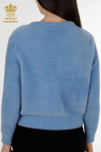 Venta al por mayor Cardigan Mujer Angora Azul - 19099 | kazee - 6