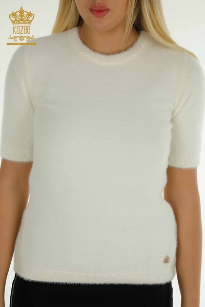 Venta al por mayor Jersey de Punto para Mujer Angora Basic Crudo - 30589 | KAZEE - 2