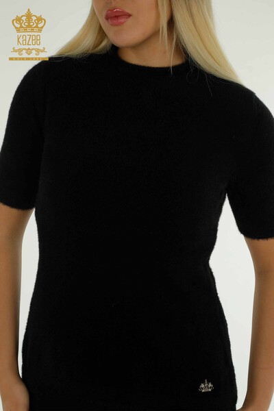 Venta al por mayor Jersey de Punto para Mujer Angora Basic Negro - 30610 | KAZEE - 2