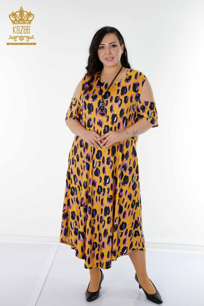 Vestido leopardo mujer