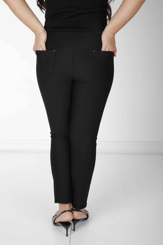 Pantalon À Motifs Noir - 3772 | KAZEE (Lot de 4 42-44-46-48)