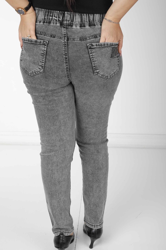 Pantalon à Taille Nouée Noir - 3698 | KAZEE (Lot de 4 42-44-46-48) - 7