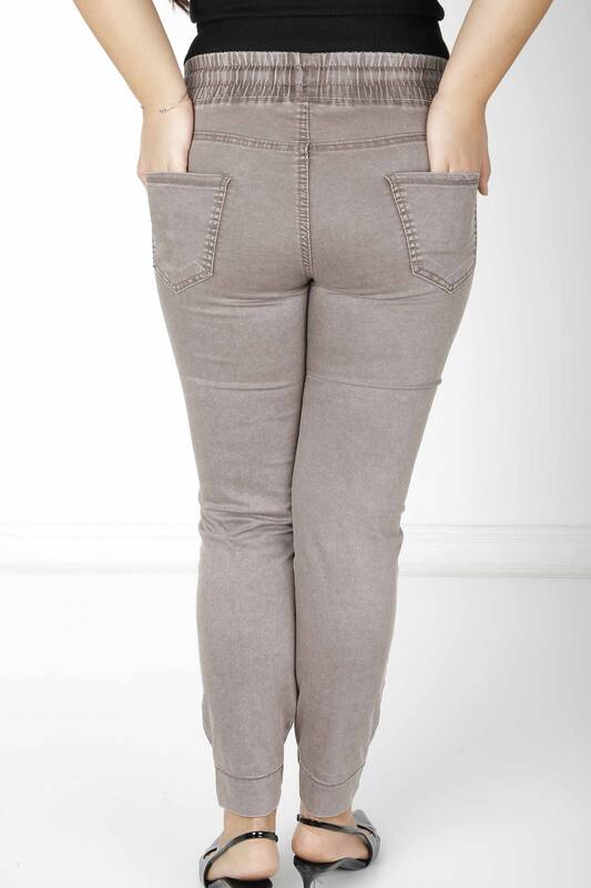 Pantalón Visón con Detalle de Lazo - 3500 | KAZEE (Juego de 4 36-38-40-42)