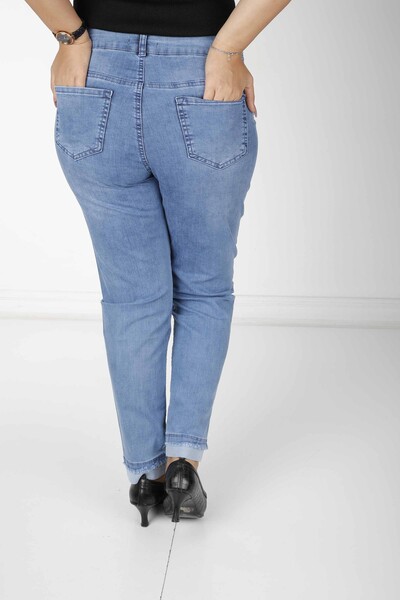 Pantalón Azul con Detalle Texto - 3677 | KAZEE (Juego de 4 42-44-46-48) - 8