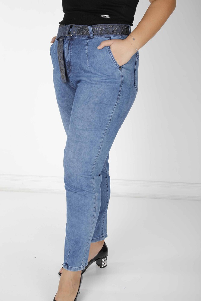 Pantalon bleu avec poches - 3687 | KAZEE (Lot de 4 36-38-40-42) - 2