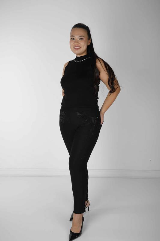 Pantalón Bolsillo Detallado Negro - 3758 | KAZEE (Juego de 4 42-44-46-48)